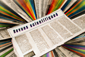 Allégorie des évolutions du système de publication des revues scientifiques avec l’arrivée du mouvement pour la science ouverte. Image créée avec l'aide de DALL-E 2.